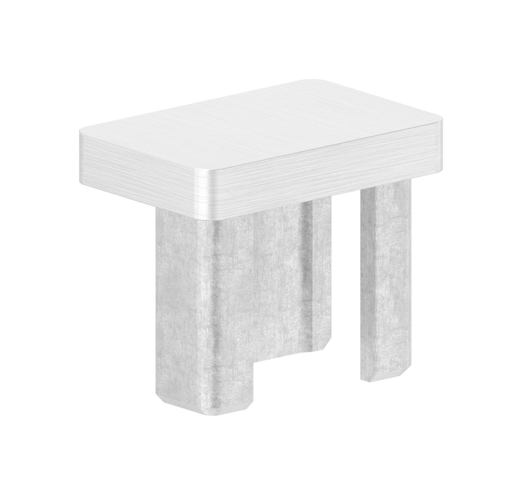 Rohrabschlussstopfen für Rohr 30 x 20 x 2,0 mm