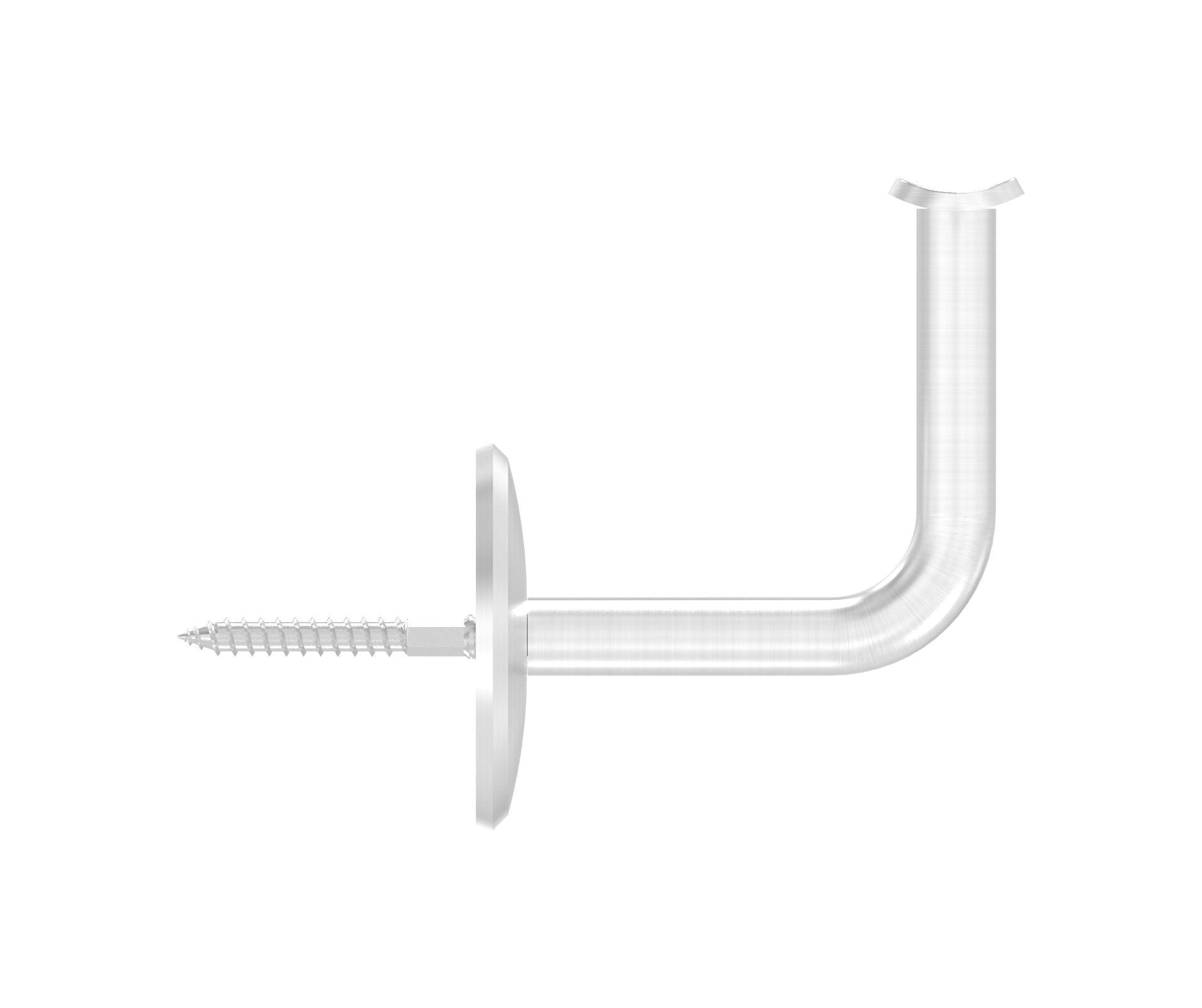 -AKTION- Handlaufhalter mit Stockschraube und Anschlussplatte, zum Anschrauben des Handlaufs, V2A
