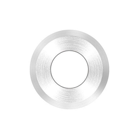 Edelstahl Zierhülse mit Durchgangsbohrung, Höhe 60 mm, V2A