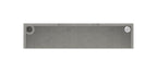 Edelstahl Abdeckrosette für Quadratrohre, teilbar, mit Mittelbohrung, Längsschliff, V2A / V4A