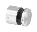 Glaspunkthalter Ø 52 mm mit Gewindestift, Klemmbereich 12,00 - 25,52 mm, verstellbarer Wandabstand 3