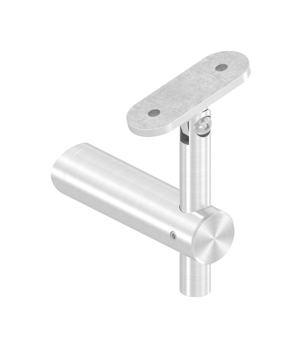 Handlaufhalter mit Anschlussplatte flach
