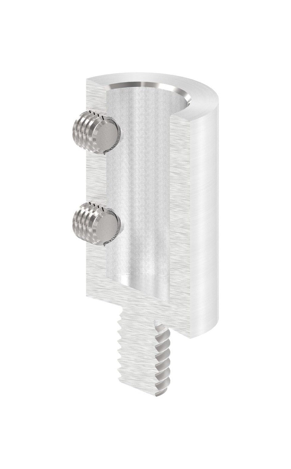 Gewindeadapter M8, für Handlaufhalter mit Stift Ø 12 mm ohne Gewinde, V2A