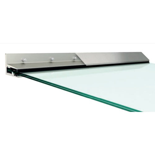 Design-Abdeckung zu Vordachprofil eleganza CANOPY, zum Einhängen in das Vordachprofil