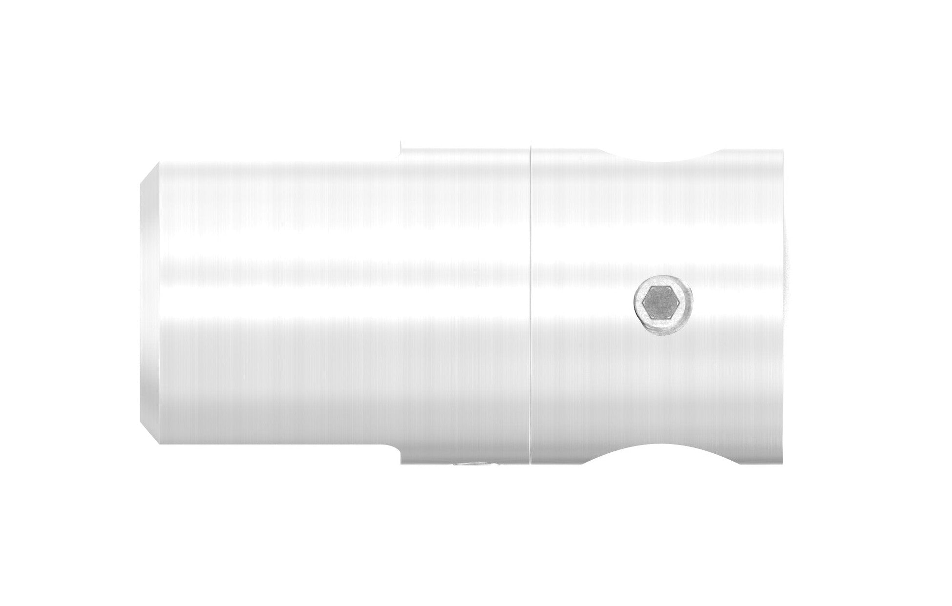 Querstab-Plattenhalter für Plattenstärke 4,0 - 10,76 mm, mit Durchgangsbohrung, V2A