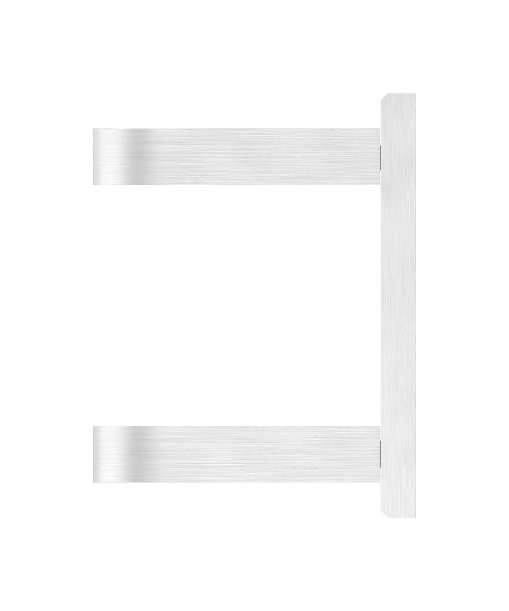 Edelstahl Wandbefestigung für Geländerpfosten zum Spannen, Platte 120 x 120 x 10 mm, V2A