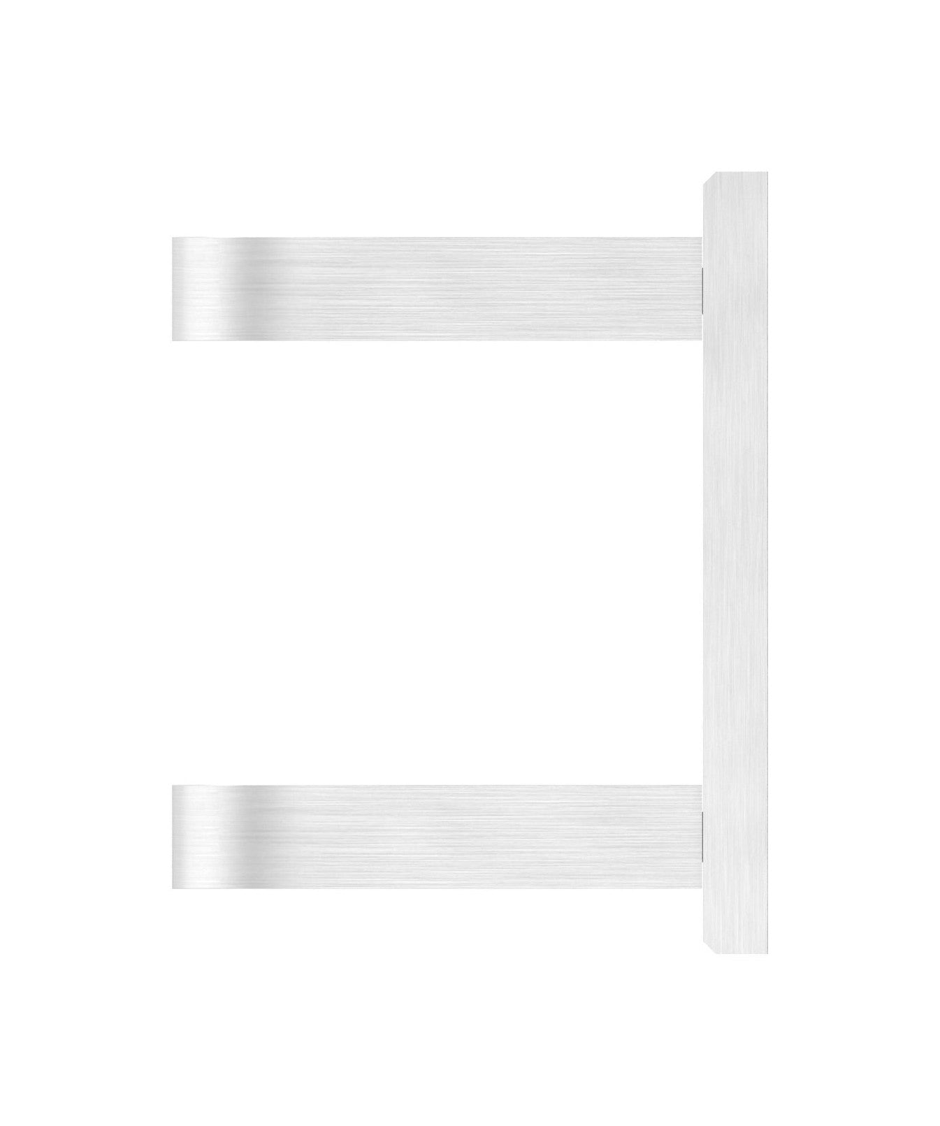 Edelstahl Wandbefestigung für Geländerpfosten zum Spannen, Platte 120 x 120 x 10 mm, V2A