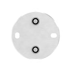 Edelstahl Wandbefestigung für Geländerpfosten 42,4 mm, mit 2 Langlöchern, V2A
