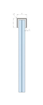 Kantenschutzprofil BASIC, V2A