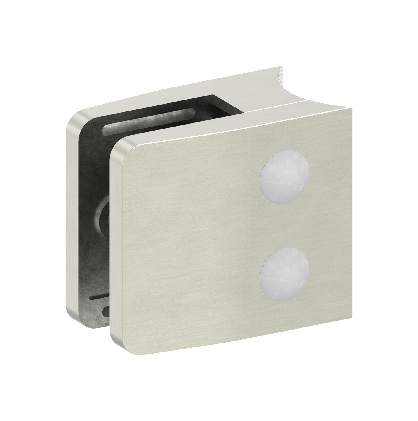 Edelstahleffekt, Anschluss für Durchmesser 42,4 mm