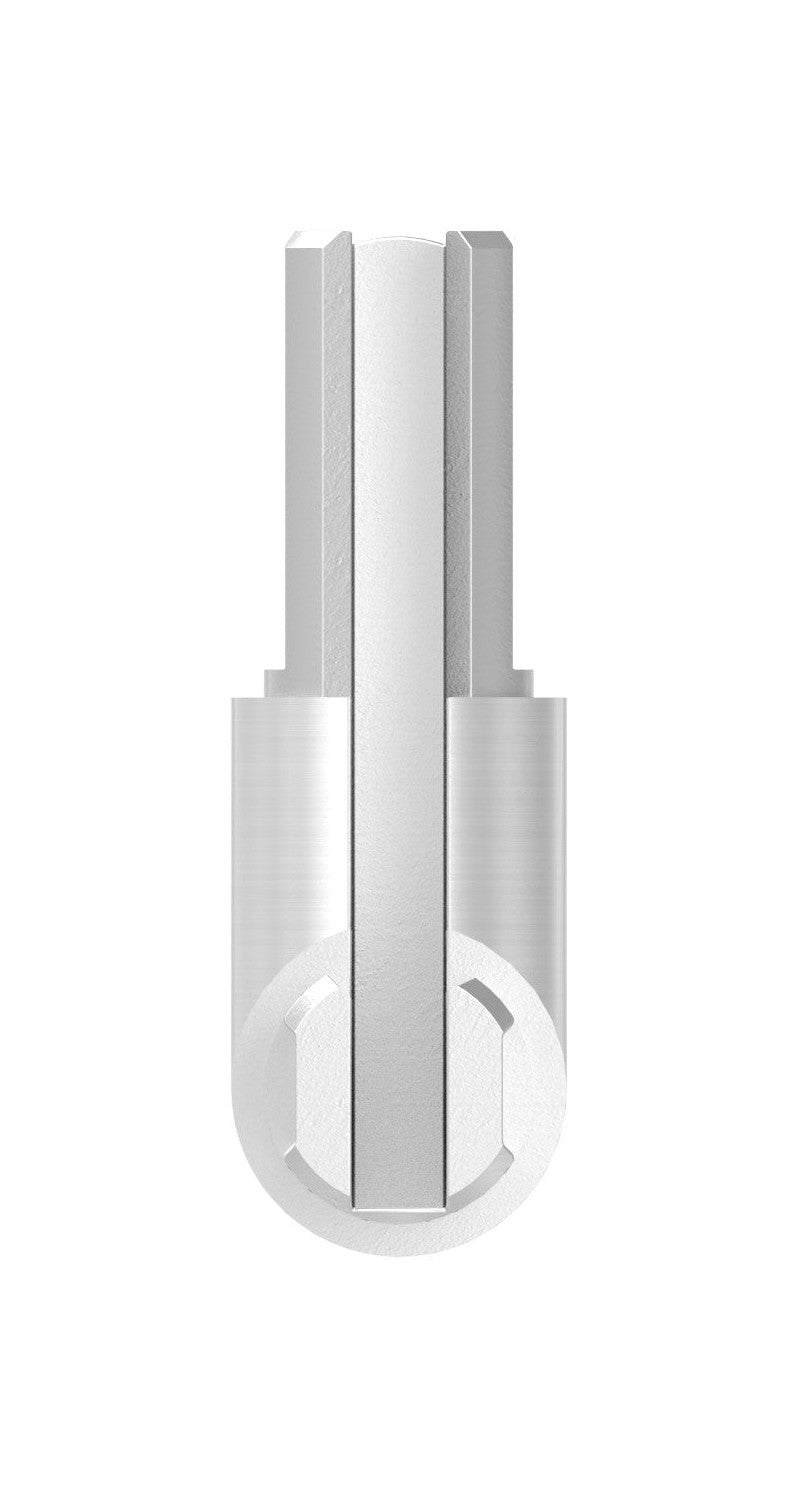 Eckverbinder für rundes Klemmprofil, V2A