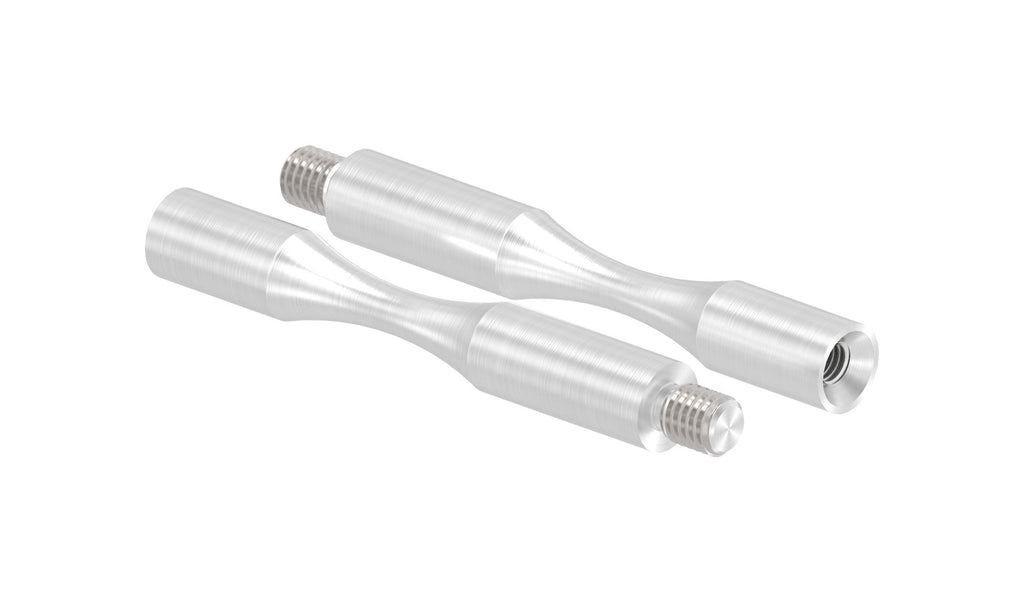 Stift Edelstahl zum Biegen, 1 x Außengewinde, 1 x Innengewinde, V2A