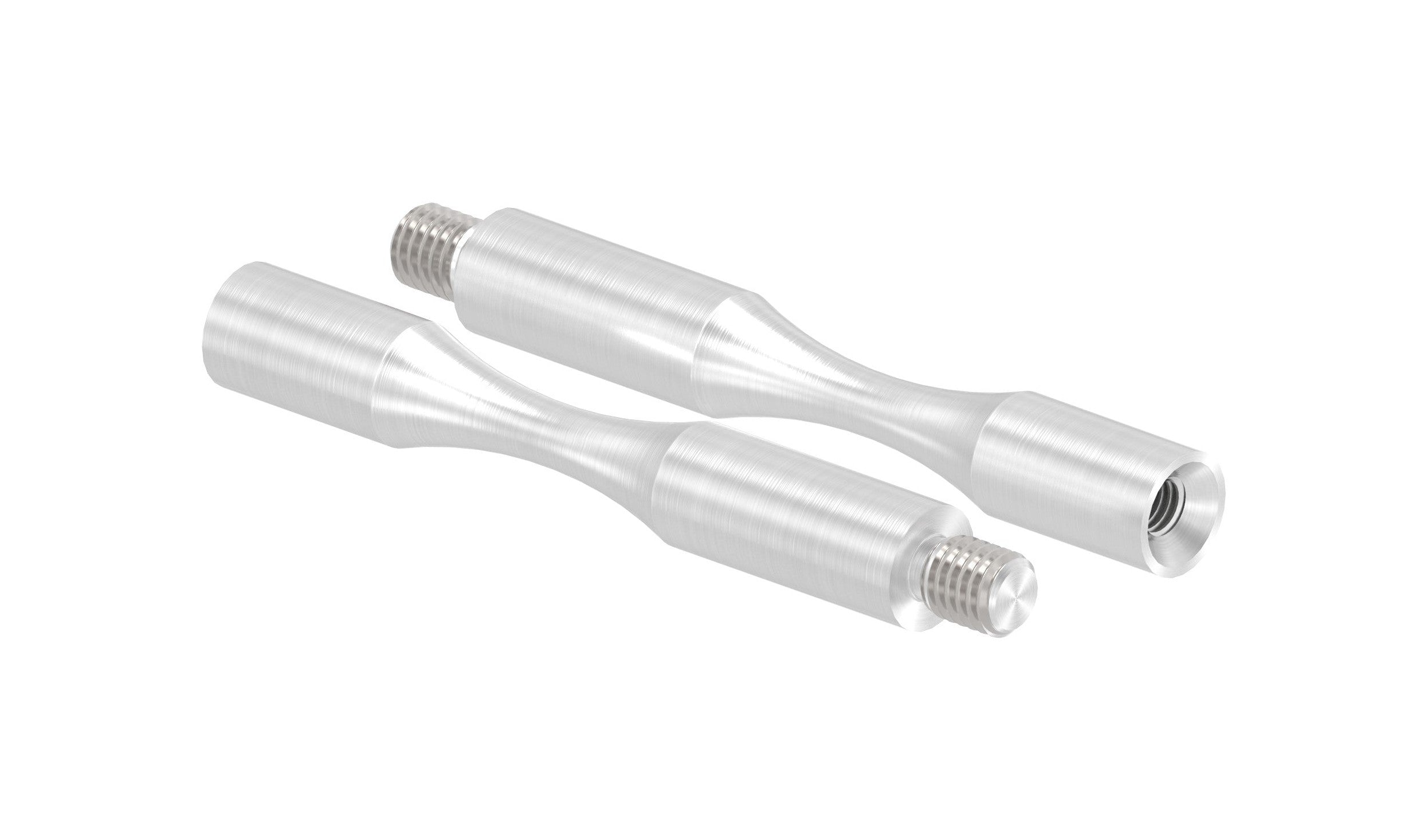 Stift Edelstahl zum Biegen, 1 x Außengewinde, 1 x Innengewinde, V2A
