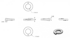 Edelstahl Federring für Wandhalter SW10828, V2A
