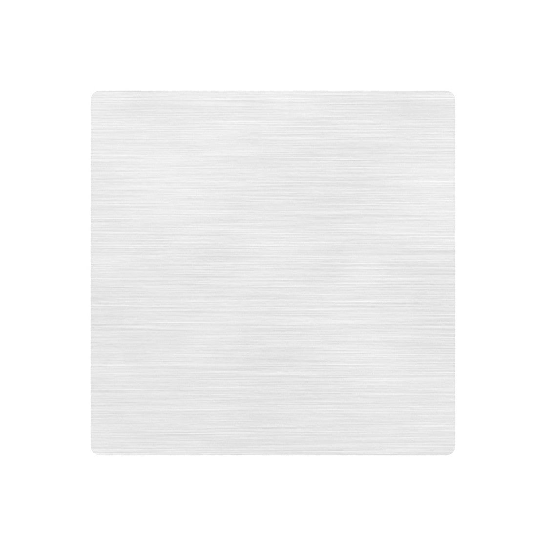 Endkappe flach für Quadrat-Nutrohr, V2A / V4A