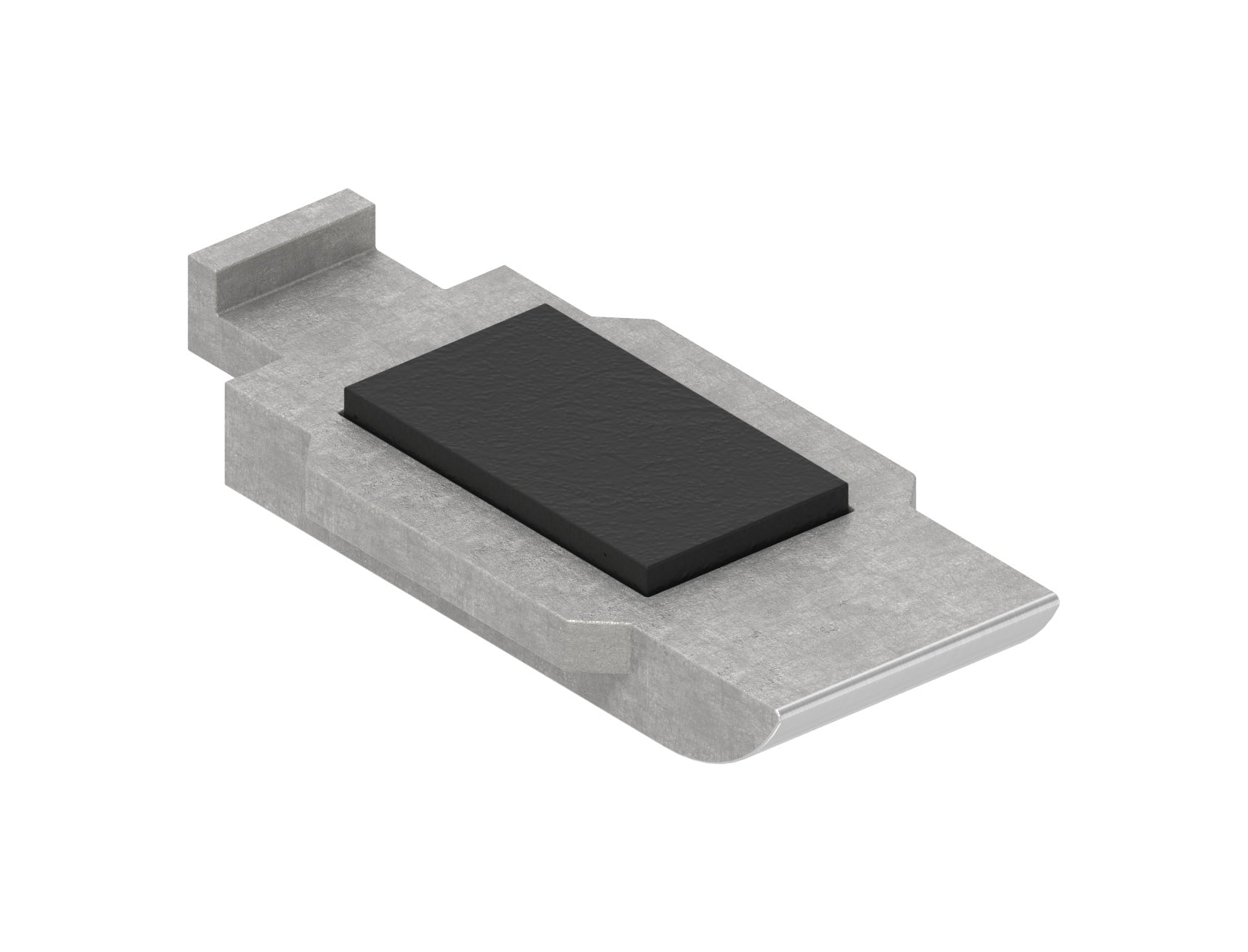 Sicherungsplatte für Glasklemme ohne AbZ / AbG Modell 45 "PLACON", Endklemme