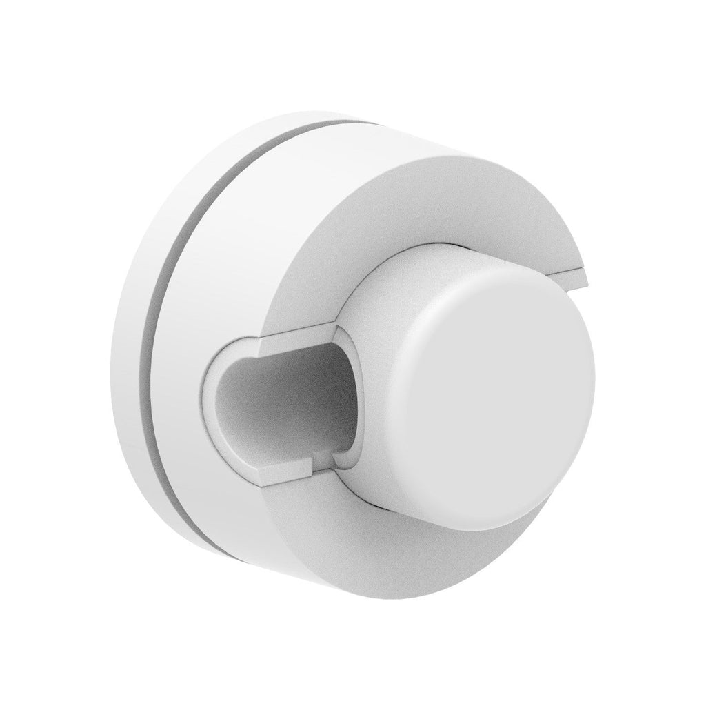 BRENK-fix® Glaspunkthalter Kunststoff Weiß