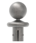Kugelrohrknopf Eisen für, für max. Wandstärke 3,5mm, Kugel