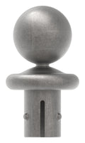 Kugelrohrknopf Eisen für, für max. Wandstärke 3,5mm, Kugel