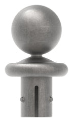 Kugelrohrknopf Eisen für, für max. Wandstärke 3,5mm, Kugel