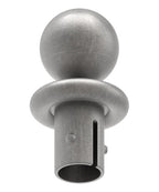 Kugelrohrknopf Eisen für, für max. Wandstärke 3,5mm, Kugel