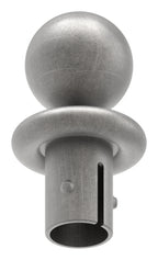 Kugelrohrknopf Eisen für, für max. Wandstärke 3,5mm, Kugel