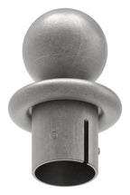 Kugelrohrknopf Eisen für, für max. Wandstärke 3,5mm, Kugel