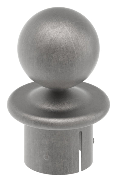Kugelrohrknopf Eisen für, für max. Wandstärke 3,5mm, Kugel