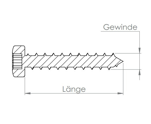 SPAX-Holzschrauben 5 x 30 mm, mit Torxantrieb T20, V2A