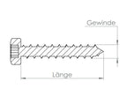 SPAX-Holzschrauben 5 x 30 mm, mit Torxantrieb T20, V2A
