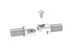 Rohrverbinder zum Stecken oder Kleben mit Gelenk, verstellbar 0 - 100°, für Rohr 12 x 1,5 mm, V2A