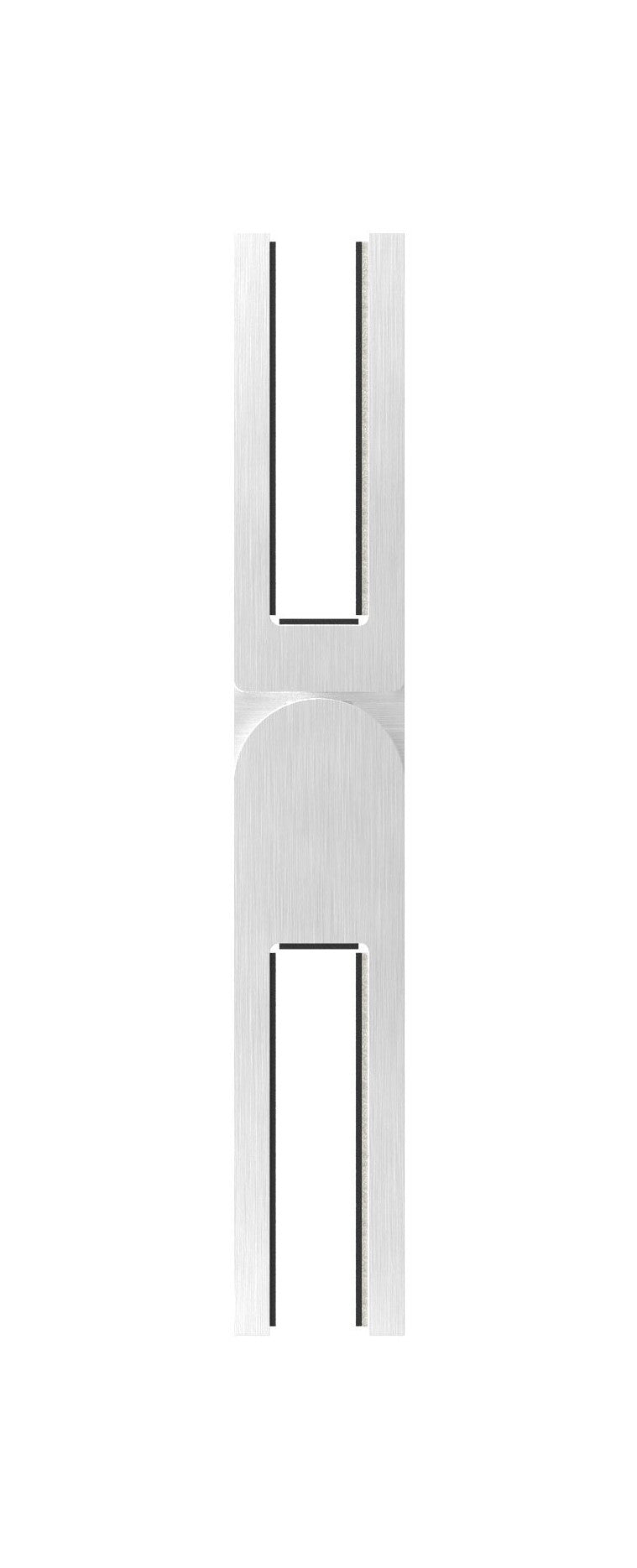 Glasverbinder verstellbar, für Glasstärke 12.00 - 12.76 mm, V4A