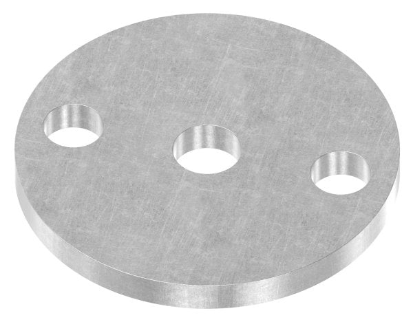 Ankerplatte rund, mit Mittelbohrung Ø 12,5mm, S235JR