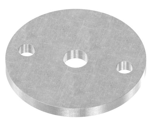 Ankerplatte rund, mit Mittelbohrung Ø 12,5mm, S235JR