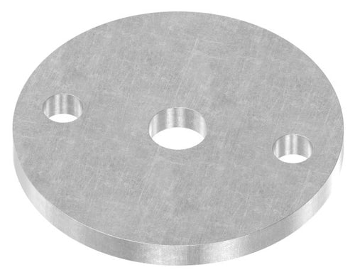 Ankerplatte rund, mit Mittelbohrung Ø 12,5mm, S235JR
