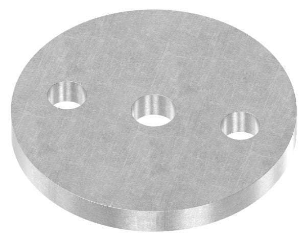 Ankerplatte rund, mit Mittelbohrung Ø 12,5mm, S235JR