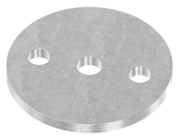 Ankerplatte rund, mit Mittelbohrung Ø 12,5mm, S235JR