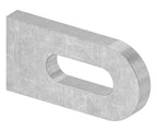 Anschweißlasche 50x25x6mm, Langloch 25x9mm, S235