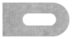 Anschweißlasche 50x25x6mm, Langloch 25x9mm, S235