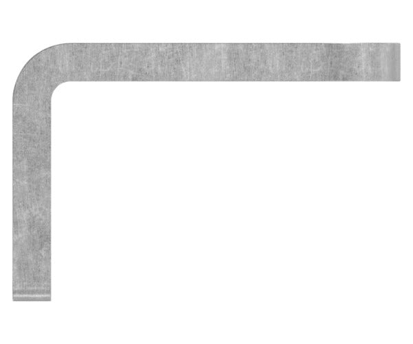 Winkel-Anschweißlasche, mit Langloch 25x9mm und 12x9mm, S235