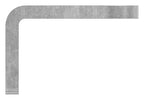 Winkel-Anschweißlasche, mit Langloch 25x9mm und 12x9mm, S235