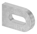 Anschweißlasche, 30x20x5mm, mit Langloch 17x7mm, Stahl roh