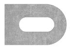 Anschweißlasche, 30x20x5mm, mit Langloch 17x7mm, Stahl roh