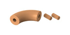 90° Bogen für Holzhandlauf Buche,  Ø 42 mm, geschliffen und lackiert, für den Innenbereich