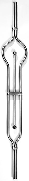 Designstab Ø 12mm, für 2x Kugel 25mm mit M6 Gewinde (ACHTUNG! Kugeln müssen separat bestellt werden!)