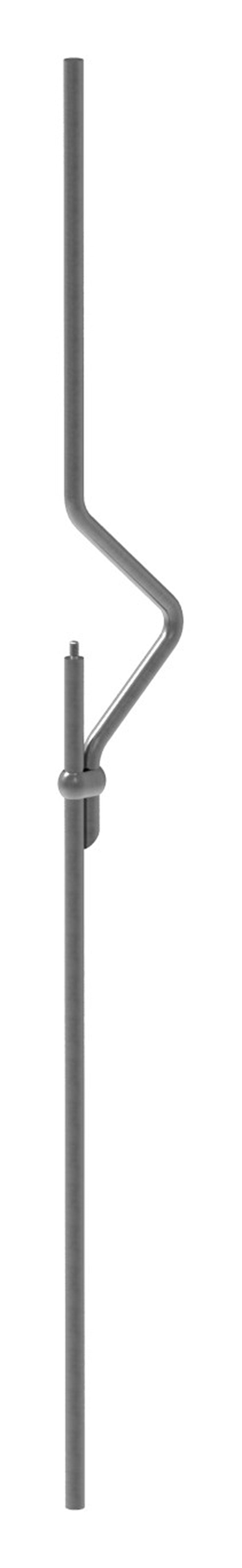 Designstab Ø 12mm, H: 900mm, für 1x Kugel 25mm mit M6 Gewinde (ACHTUNG! Kugel muss separat bestellt werden!)