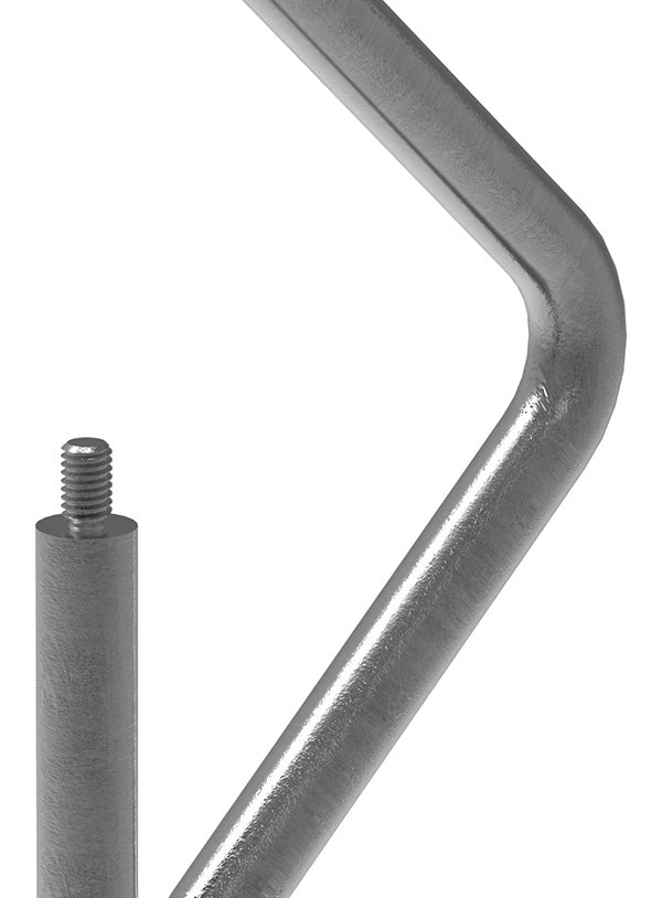 Designstab Ø 12mm, H: 900mm, für 1x Kugel 25mm mit M6 Gewinde (ACHTUNG! Kugel muss separat bestellt werden!)