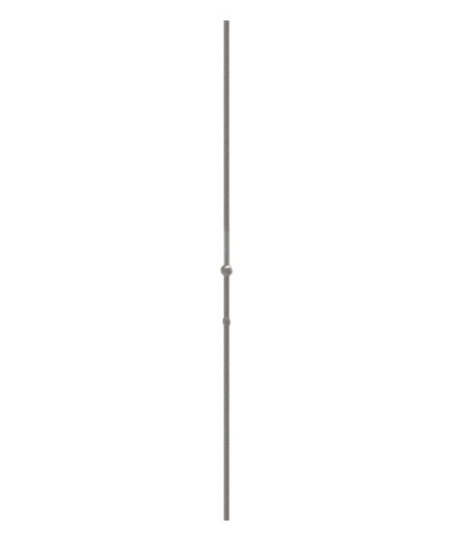 Designstab aus Ø 12mm mit Kugel Ø 25mm, H: 1000mm, S235
