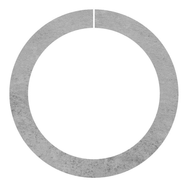 Ring offen, glatt, Vierkant 12x12 mm