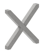 Kreuz 12x12mm, glatt